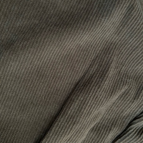 Butterfly and Floral Brown Corduroy Flare Pants - Picture 11 of 13